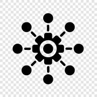 networking, management, communication, data icon svg