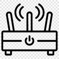 networking, internet, modem, connection icon svg