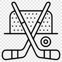 nhl, hockey, ice, game icon svg