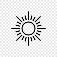 nice, sunny day, bright, cheerful icon svg