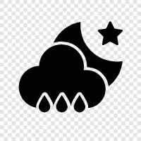 night sky, dark night, dark skies, moon icon svg