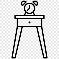 nightstand, bedside table lamp, bedside table stand, bedside icon svg