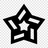 Ninja Stern, Wurfstern, Wurfsterne, shuriken symbol