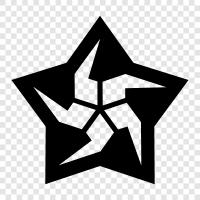 ninja star, shuriken, throwing star, star shuriken icon svg