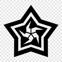 ninja stars, shuriken, throwing stars, star blade icon svg