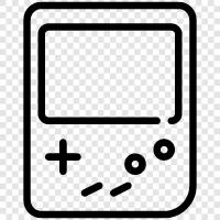 Nintendo, handheld, console, gaming icon svg