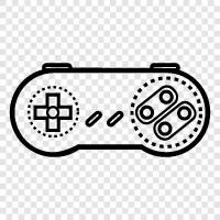 nintendo, gaming, console, video games icon svg