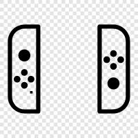 nintendo, switch, gaming, console ikon svg