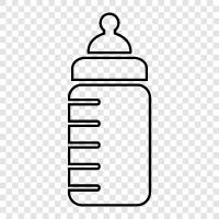 nipples, teething, sippy cup, baby bottle icon svg