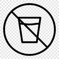 No Fun, No Drink icon svg