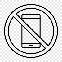 No Internet, No TV, No Phone Company, No Phone Service icon svg