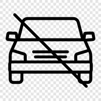 no money, No car icon svg