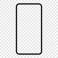 no notched display, notchless display, no notch phone, display no notch icon svg