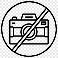 No Pictures, No Video, No Photos, No Record icon svg