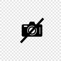 no pictures, no videos, no photos, no cameras icon svg