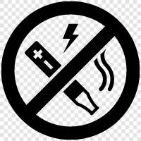 No Secondhand Smoke, Quit Smoking, Quit Cigarettes, No ESmoking icon svg