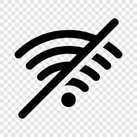 kein Signal, kein Internet, kein WLAN, kein Service symbol