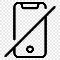 no smartphone, without smartphone, no smartphone allow icon svg