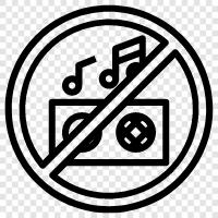 no sound, silence, acoustic, acoustic guitars icon svg