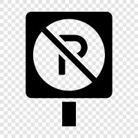 No Stopping, No Stopping on, No Parking icon svg