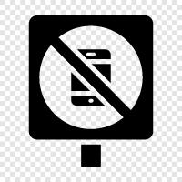 no telephone, no communication, no internet, no technology icon svg