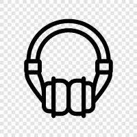 noisecancelling, overthe-ear, stereo, Headphones icon svg