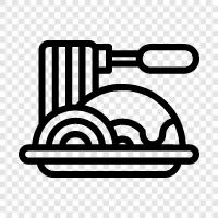 noodle, pasta, Italian, dish icon svg