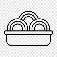 noodle, Italian, sauce, meal icon svg