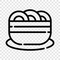 noodles, Japanese food, cheap food, Chinese food icon svg