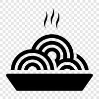 noodles, Italian, food, dish icon svg