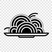 noodles, pasta, sauce, tomato icon svg