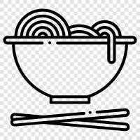 noodles, instant noodles, Japan, Chinese icon svg