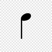 note, sound, melody, chords icon svg