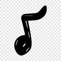 Note, Music, Key, Scale icon svg