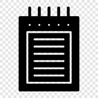 note taking, text editor, memo, editor icon svg