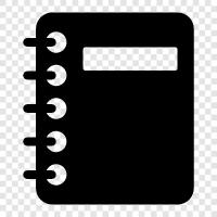 notebook, notebook computer, laptop, computer icon svg