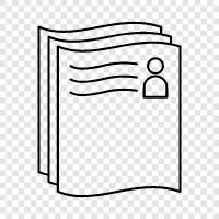 notebook, writing, composition, Paper icon svg