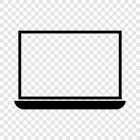 notebook, computer, laptop computer, computer notebook icon svg