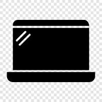 notebook, laptop computer, portable computer, netbook icon svg