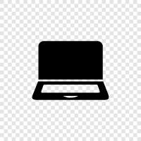 notebook, laptop computer, laptop battery, laptop charger icon svg