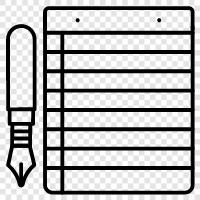 Notizbücher, tragbare Notizbücher, Skizzenbuch, Tagebuch symbol