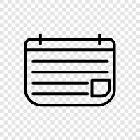 notepads, paper, writing, journal icon svg