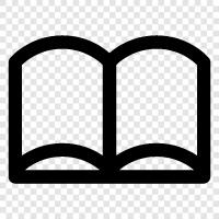 novel, reading, English, literature icon svg