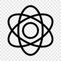 nucleus, atom bomb, atom energy, atom smasher icon svg