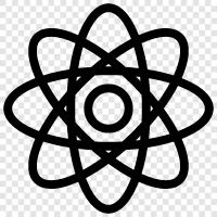 nucleus, atom bomb, hydrogen, helium icon svg