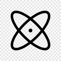 nucleus, element, atomism, atomicity icon svg