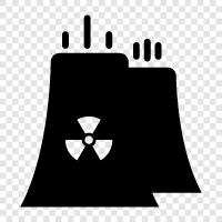 nuke plant, atomic power plant, atomic energy, atomic bomb icon svg