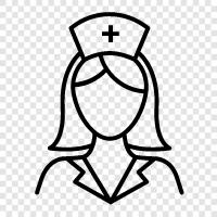 nurses, health care, health care workers, medical assistant icon svg