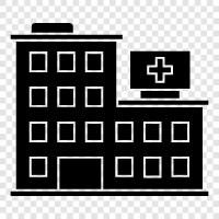Nursing Home, Rehabilitation, Medical Clinic, Hospital icon svg