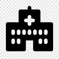 Nursing Home, Health Care, Medical Center, Hospital icon svg